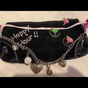 Kathy Van Zeland Suede  Happy Hour Clutch